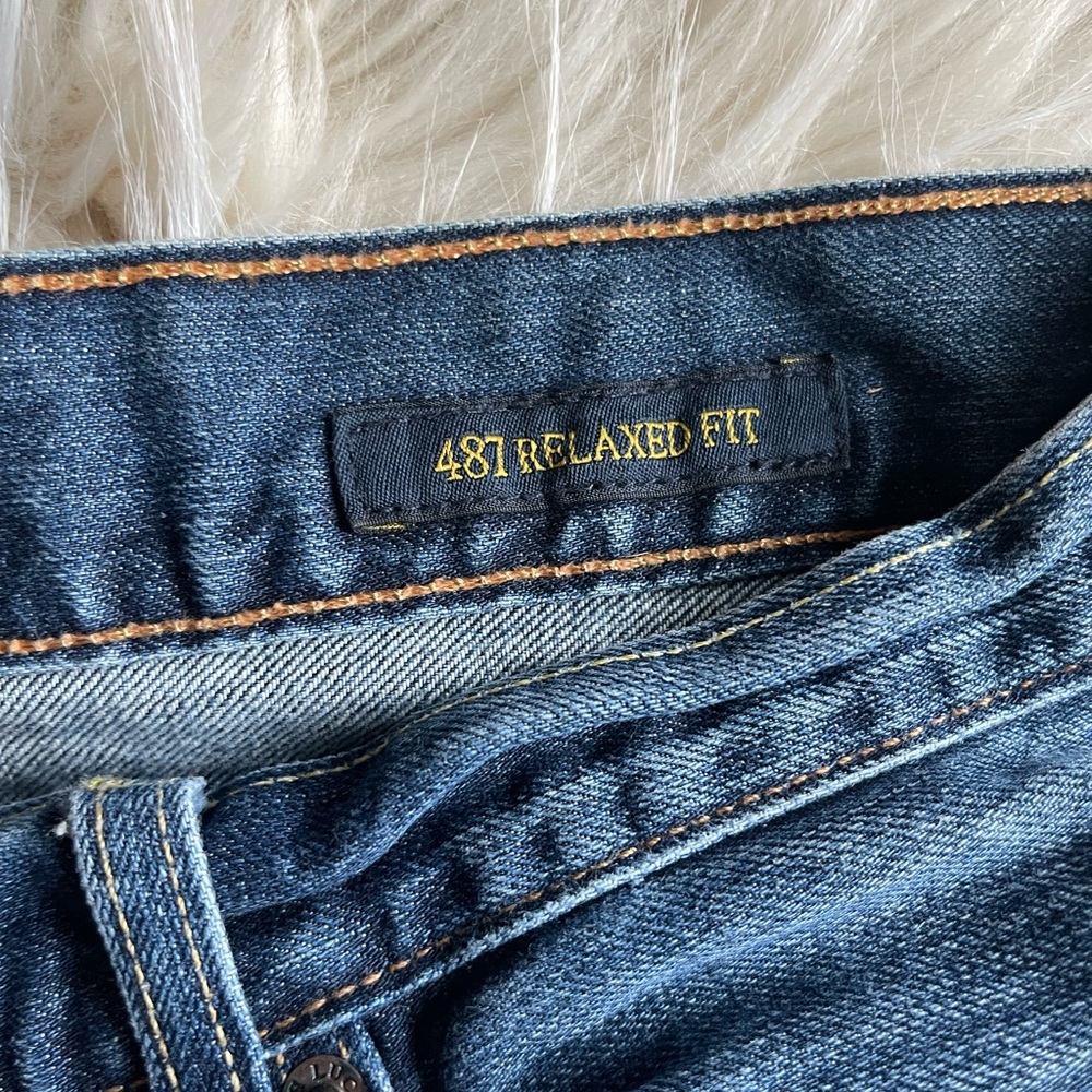 Lucky Brand 487 Relaxed Fit Boot Cut Jean 36x32 - Picture 5 of 6